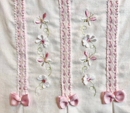Elegant Cream Dress with Delicate Embroidery