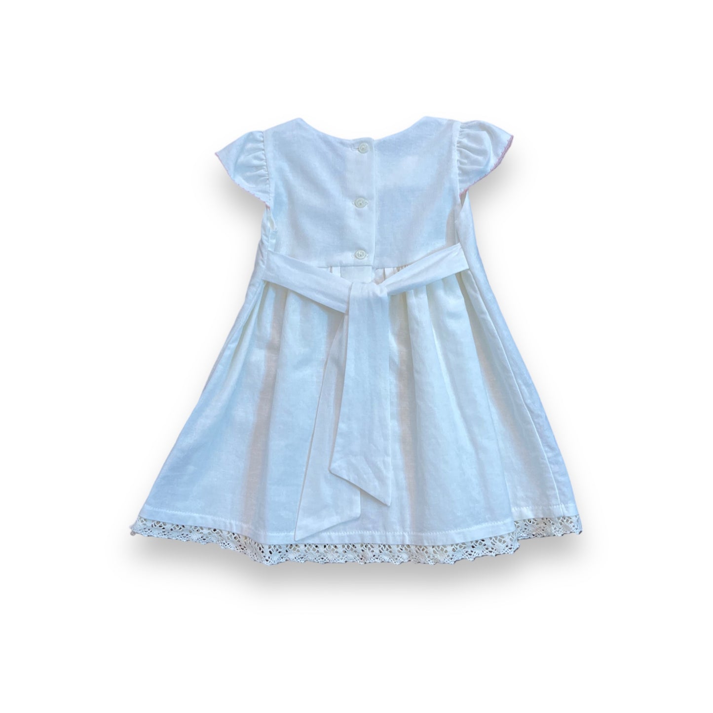 Elegant Cream Dress with Delicate Embroidery